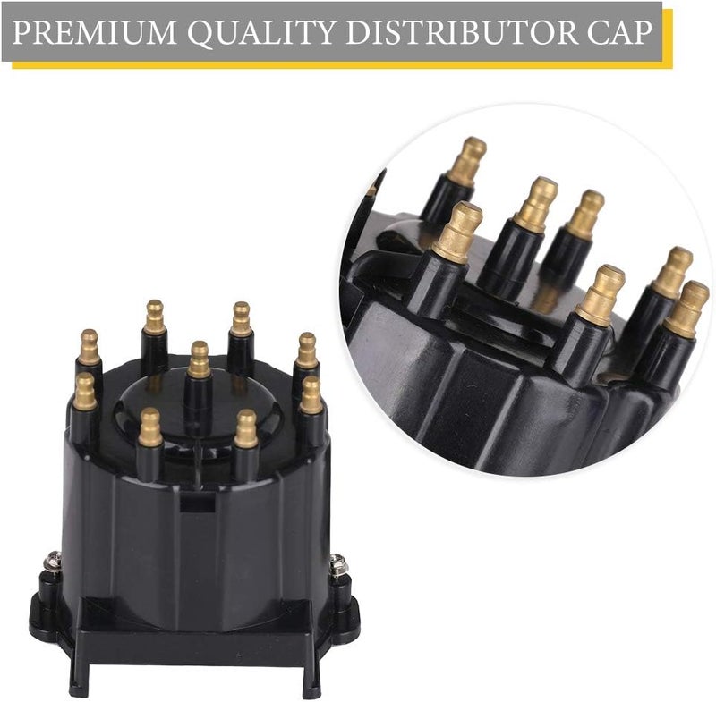 Tutor Auto Distributor Cap and Ignition Rotor Kit for Marinized 5.0L, 5.7L, 350 V-8 MerCruiser Engines Made by General Motors with Delco HEI Ignition - Replaces 808483Q1, 18-5281 - Image 3